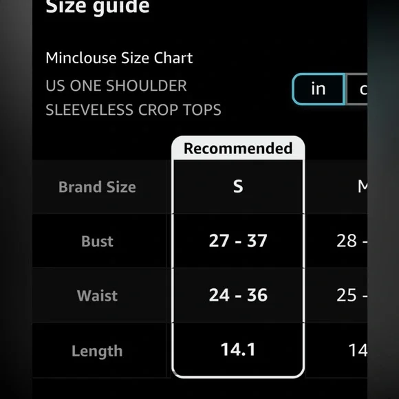 NWOT Minclouse Women's One Shoulder Sleeveless Crop Tops Summer Tank Tees - Picture 8 of 9